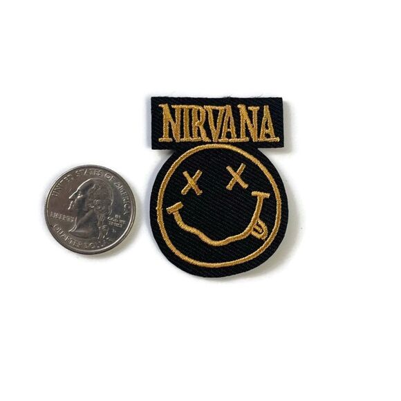 Nirvana Small Embroidered Emblem Patch - Picture 2 of 3